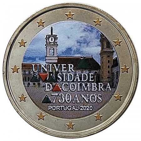 2020 * 2 Euro PORTUGAL "730 Aniversario de la Universidad de Coímbra" Colorido