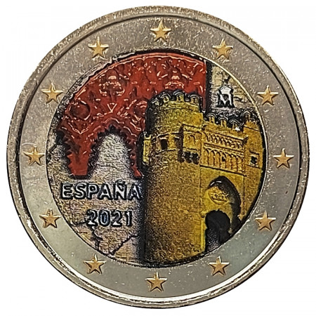 2021 * 2 Euro ESPANA "Ciudad Histórica de Toledo" Colorido