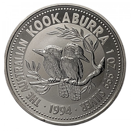 1994 * 1 Dólar Plata 1 OZ Australia "Kookaburra" EBC