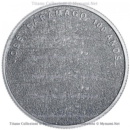 2022 * 7,50 Euro Plata PORTUGAL "Centenario del Natalicio de José Saramago" UNC