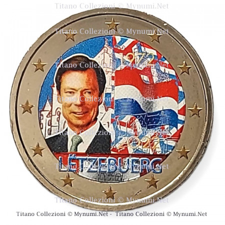 2022 * 2 Euro LUXEMBURGO "50º Aniversario de la Bandera" Colorido