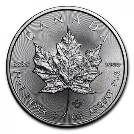 2018 * 5 Dólars Plata 1 OZ Canadà "Hoja de Arce - Maple Leaf" FDC