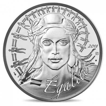 2018 * 20 Euro FRANCIA "Marianne - Símbolo de Igualdad" UNC