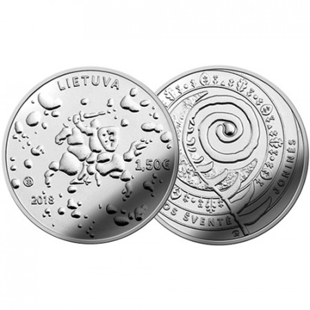 2018 * 1,50 Euro LITUANIA "Saint Jonas Festival" UNC