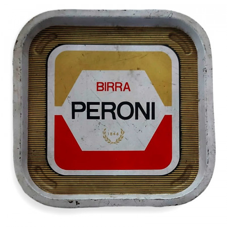 1980ca *Letrero de Hojalata "Birra PERONI" (B)