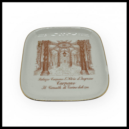 1960ca * Bandeja de Cerámica "Carpano, Palazzo Carpano L'Atrio d'Ingresso - Richard Ginori" (B)