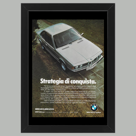Anos 70 * Anuncio Original "BMW, 630CS 633 CSI" Cornisa
