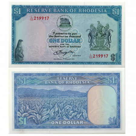 1979 * Billete Rodesia 1 dolar EBC