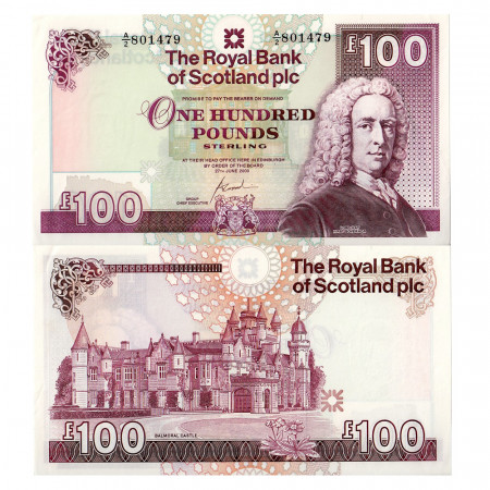 2000 * Billete Escocia 100 pound EBC 