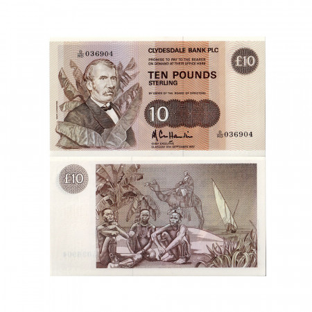 1987 * Billete Escocia 10 pound EBC