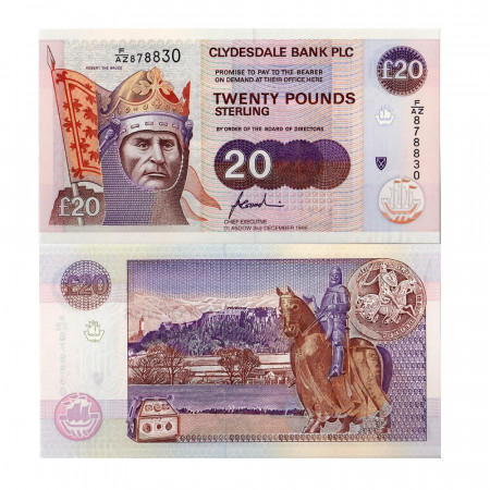 1996 * Billete Escocia 20 pound EBC