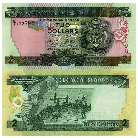 ND (2004) * Billete Islas Salomón 2 Dollars (p25) SC