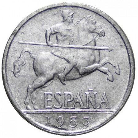 1953 * 10 Centimos Espana "Gobierno Nacionalista" (KM 766) EBC