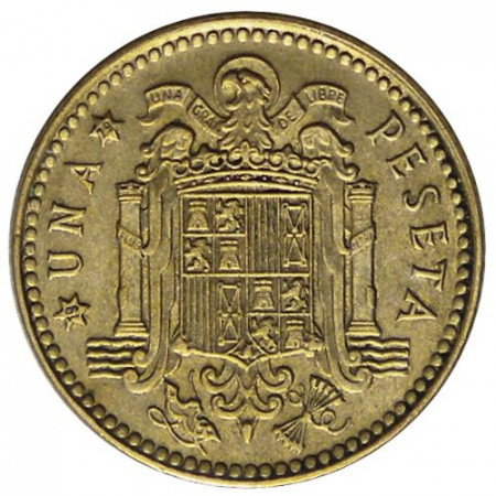 AV (1976-80) * 1 Peseta Espana "Juan Carlos I" (KM 806) MBC-CIRC