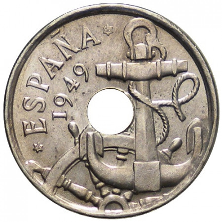 1949 (1956) * 50 Centimos Espana "Francisco Franco - Caudillo" (KM 777) UNC