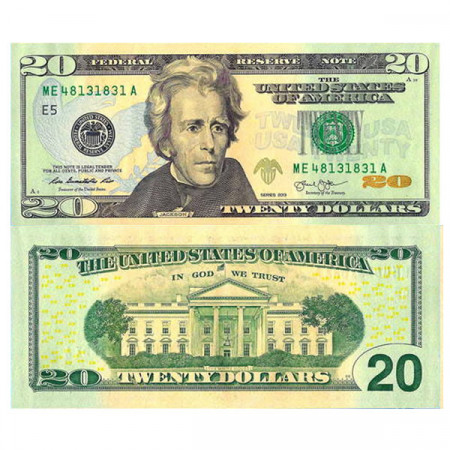 2009 * Billete Estados Unidos 20 Dólares "E5 - Richmond" (p533) SC