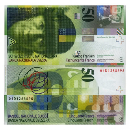 2004 * Billete Suiza 50 Franken  - Firma 76 SC
