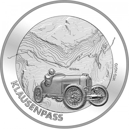 2018 * 20 Francs Plata Suiza "Klausenpass" FDC