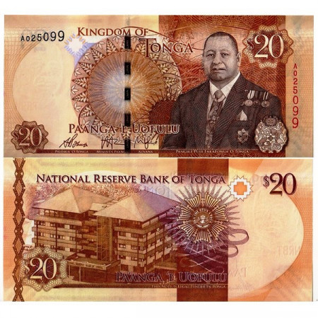 ND (2015) * Billete Tonga 20 Pa'anga (pNew) SC