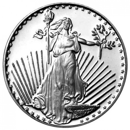 ND (2015) * Troy Ounce 1 OZ Onza Plata "Estados Unidos - Saint-Gaudens"