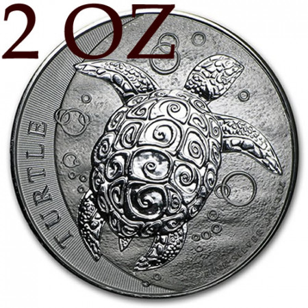 2016 * 5 Dólars Plata 2 OZ Niue - Nueva Zelanda "Tortuga TAKU" FDC
