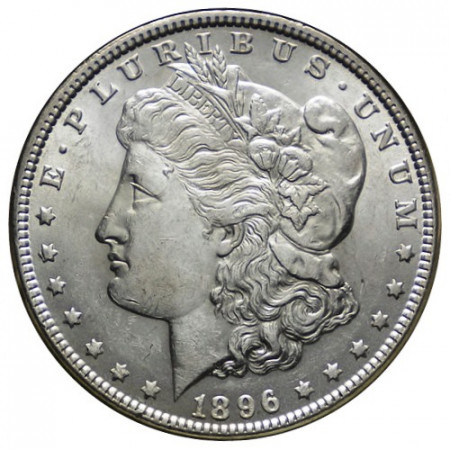 1896 (P) * 1 Dólar Plata Estados Unidos "Morgan" Filadelfia (KM 110) EBC+