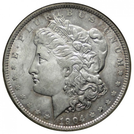 1904 O * 1 Dólar Plata Estados Unidos "Morgan" Nueva Orleans (KM 110) EBC