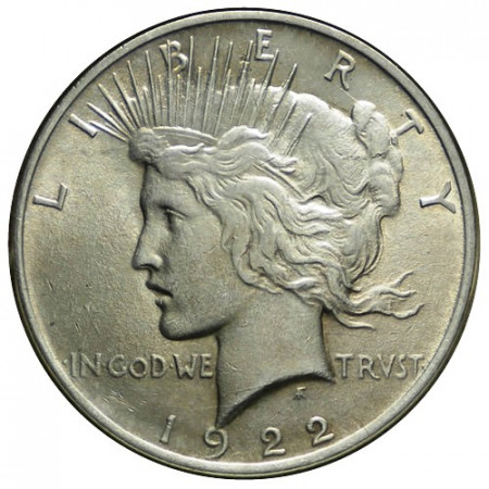 1922 (P) * 1 Dólar Plata Estados Unidos "Peace" Filadelfia (KM 150) cSC