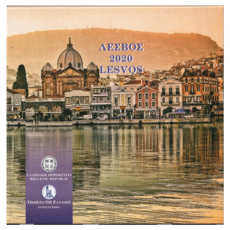 2020 * GRECIA Cartera Oficial Euro "Lesbos" FDC