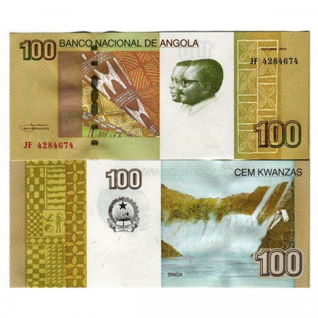 2012 * Billete Angola 100 Kwanzas "Binga Waterfalls" (p153) SC