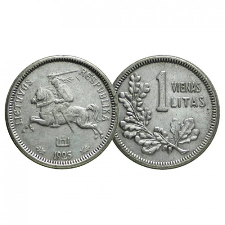 1925 * 1 Litas Plata Lituania "Caballero Vytis" (KM 76) EBC