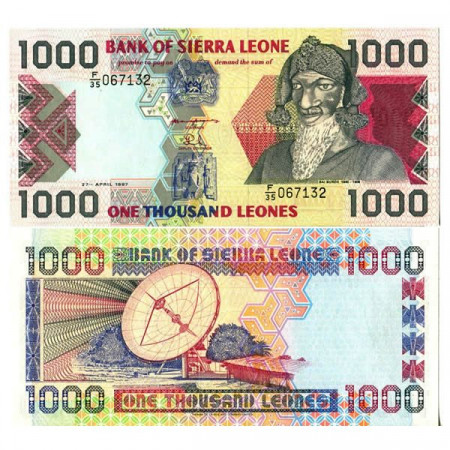 1997 * Billete Sierra Leona 1000 Leones "Bai Bureh" (p20c) SC