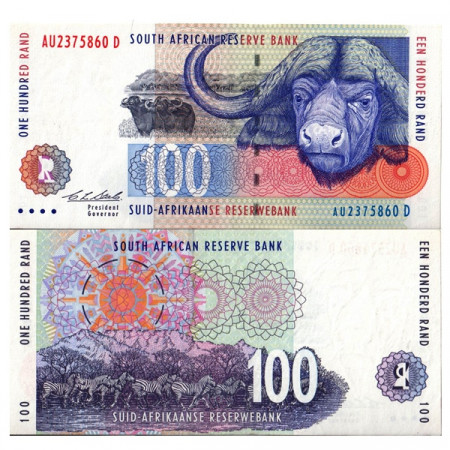 ND (1994) * Billete Sudáfrica 100 Rand "Cape Buffalos" (p126a) EBC+