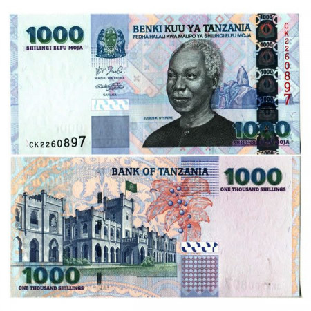 ND (2006) * Billete Tanzania 1000 Shilingi "President JK Nyerere" (p36b) SC