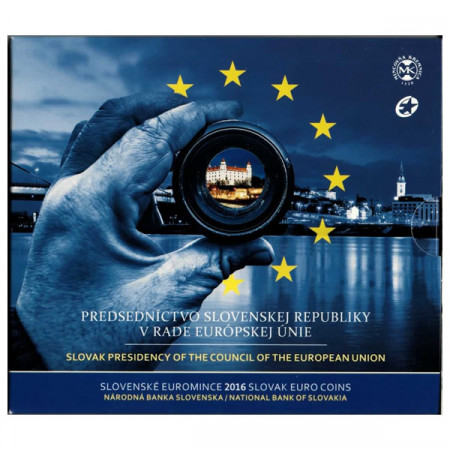 2016 * ESLOVAQUIA Cartera Oficial Euro "Primera Presidencia Unión Europea" FDC