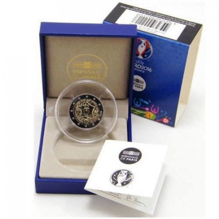 2016 * 2 Euro FRANCE "Eurocopa de Fútbol" PROOF