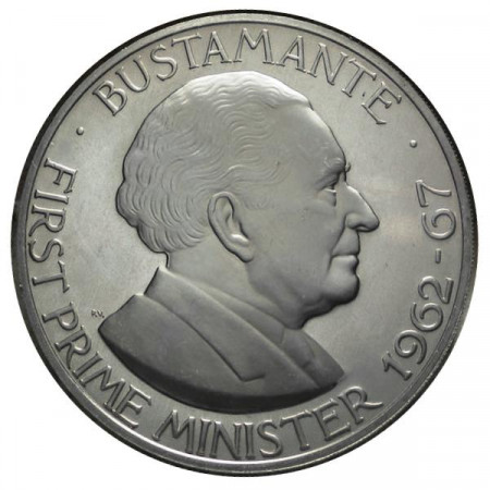 1977 * 1 Dollar Jamaica "Bustamante" (KM 57) PROOF