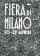 1937 * Anuncio Original "Fiera di Milano 10-27 Aprile, Folla" en Passepartout