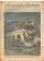 1929 * Revista Histórica Original "La Domenica Del Corriere (N°34) - Catastrofe Evitata Per Miracolo"