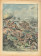 1914 * La Tribuna Illustrata (N°47) – "Francesi Fuoco Nemico - Assalto Giapponesi Tedeschi " Revista Original
