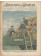 1933 * La Domenica Del Corriere (N°34) "Duce Grida; Salutate il Primo Grano di Littoria!" Revista Original