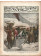 1923 * Illustrazione del Popolo (N°2) "Pianoforte Transatlantico Savoie - Scacchi tra la Neve" Revista Original