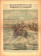 1925 * Illustrazione del Popolo (N°2) "Polizia a Cavallo California - Sciatori a Chamonix" Revista Original