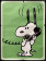 1980ca * Cartel Ilustración "Peanuts, Snoopy al Telefono - Charles M. Schulz" (A-)