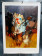 1990ca * Cartel Arte Original "Enrico Visani - Fiori e Farfalle" Italia (B)