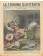 1931 * Revista Histórica Original "La Tribuna Illustrata (N°48) - Danzatrice di Circo Assassinata Insieme al Figlio"