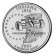 2002 * Cuarto de dólar Estados Unidos Indiana (D)