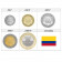 Años Mixto * set 5 monedas Pesos Colombia