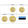 Años Mixto * Serie 4 monedas Estonia