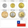 Años Mixto * Serie 6 monedas Chile